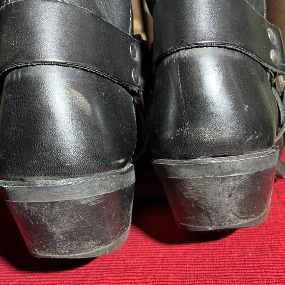 Frye Black Leather Moto Boots - Picture 8 of 8